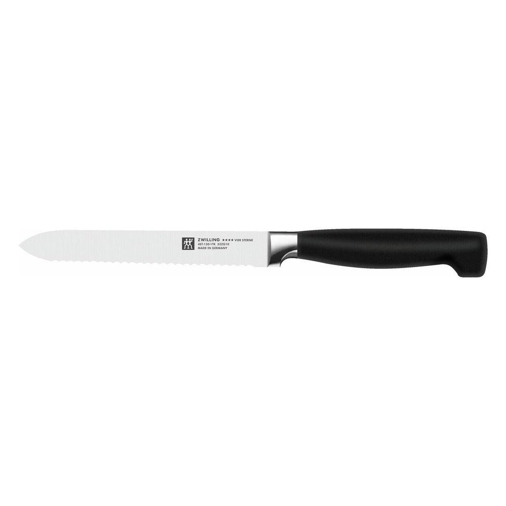 Zwilling 4 Stars Set Coltelli Con Ceppo In Acciaio Inox - Set 8 Pz