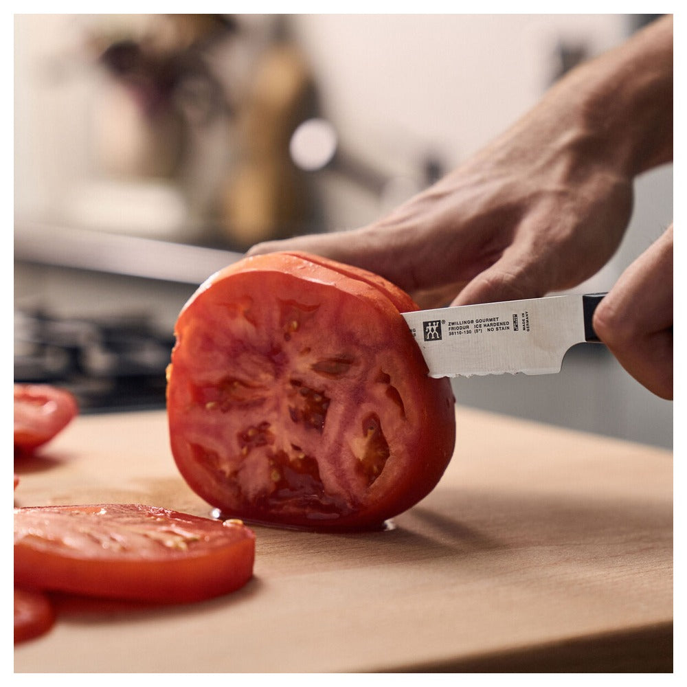 13 cm - Zwilling Gourmet Coltello Universale Seghettato In Acciaio Inox