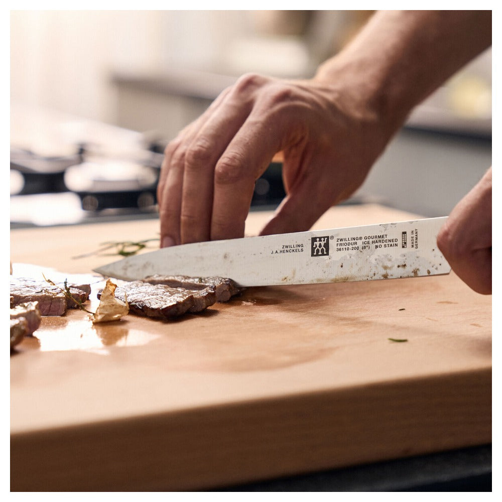 Zwilling Gourmet Coltello Carne Liscio In Acciaio Inox