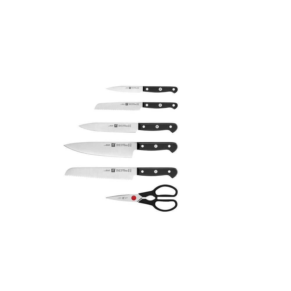 Zwilling Gourmet Set Coltelli Con Ceppo In Acciaio Inox - Set 7 Pz