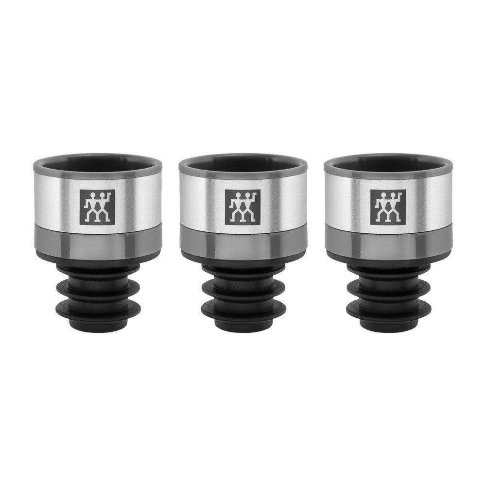 Zwilling Fresh & Save Set Tappi Salva Vino In Acciaio Inox - Set 3 Pz