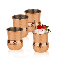 6 Cl Paderno Mug Julep Vaso Cóctel En Acero Inoxidable Set de 4 Piezas