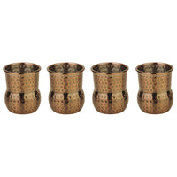 6 Cl Paderno Mug Julep Vaso Cóctel En Acero Inoxidable Set de 4 Piezas