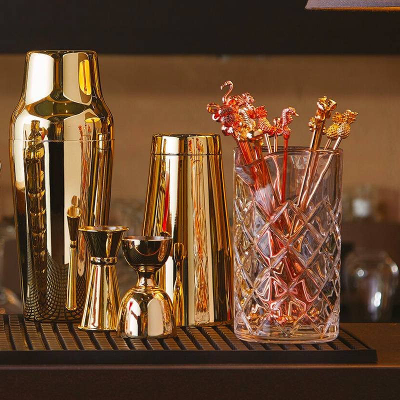 20 Cm Paderno Bar Happy Hour Bar Spoon Ananas In Acciaio Inox Set 4 Pz