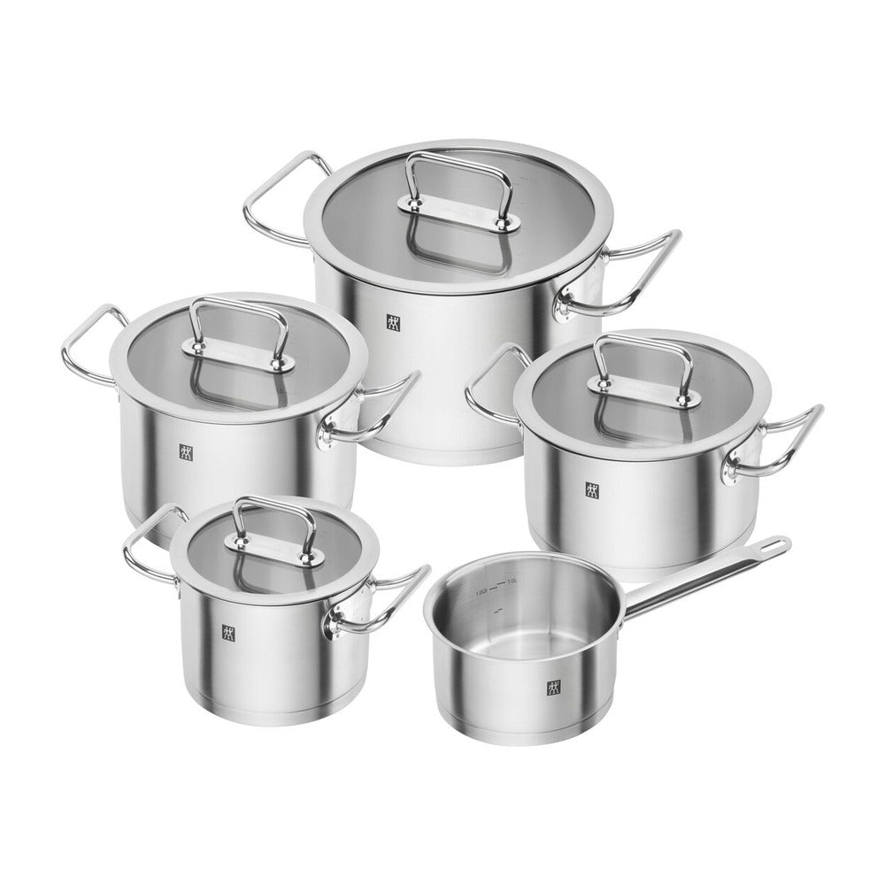 Zwilling Pro Batteria Pentole In Acciaio Inox 18/10 - Set 5 Pz
