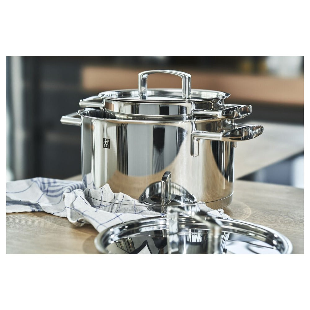 Zwilling Passion Batteria Pentole In Acciaio Inox 18/10 - Set 5 Pz