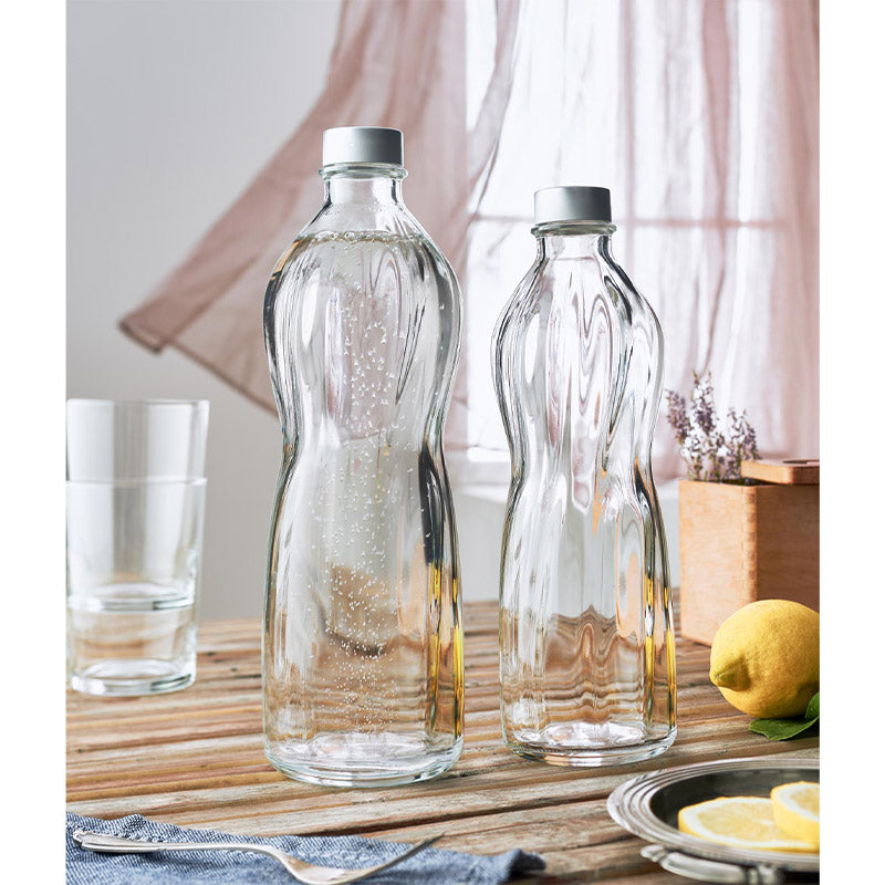 1 Litro Bormioli Rocco Aqua Bottiglia Acqua In Vetro Set 6 Pezzi