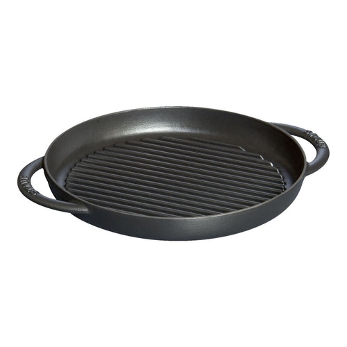 26 cm - Staub Grill Pans Bistecchiera Rotonda In Ghisa