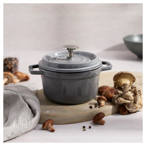 14 cm - Staub La Cocotte Casseruola Cocotte Rotonda In Ghisa