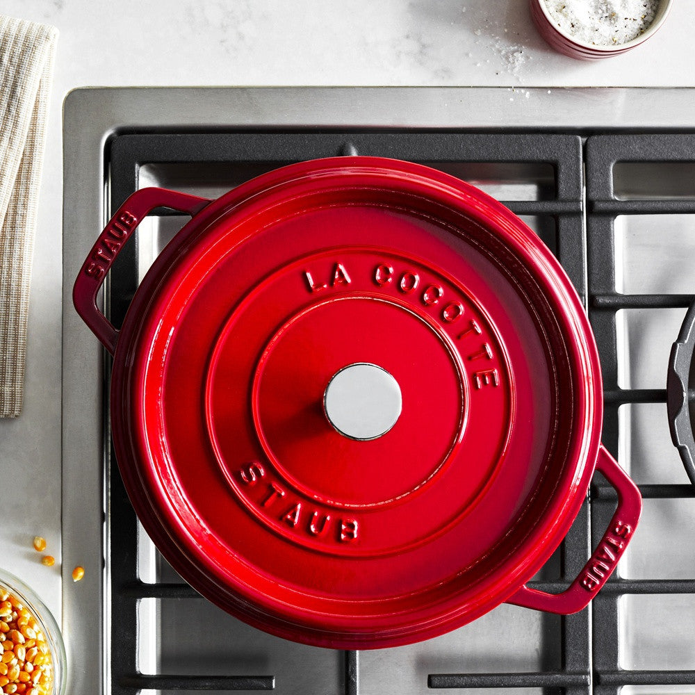 24 cm - Staub La Cocotte Casseruola Cocotte Rotonda In Ghisa