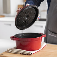 24 cm - Staub La Cocotte Casseruola Cocotte Rotonda In Ghisa