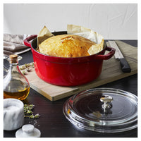 24 cm - Staub La Cocotte Casseruola Cocotte Rotonda In Ghisa