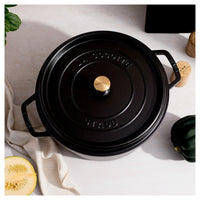 30 cm - Staub La Cocotte Casseruola Cocotte Rotonda In Ghisa