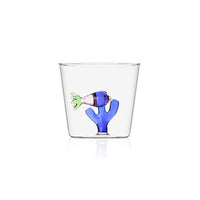 35 Cl Ichendorf Marine Garden Bicchiere Acqua Pesce Con Alga In Vetro Borosilicato