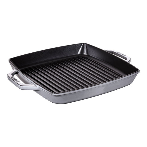 33 cm - Staub Grill Pans Bistecchiera Rotonda In Ghisa