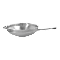 Demeyere Apollo Wok Fondo Piatto In Acciaio Inox 18/10