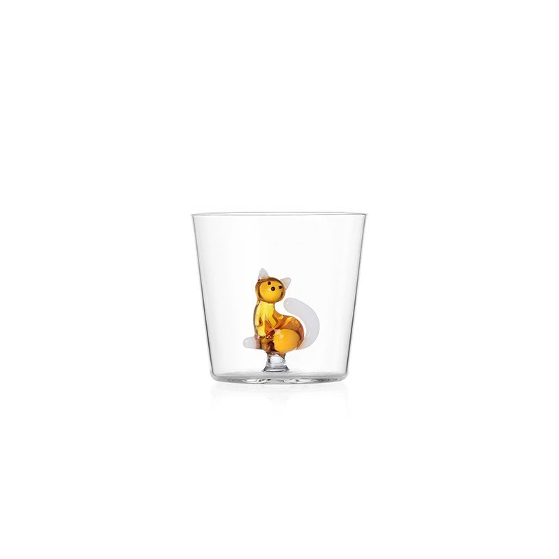 35 Cl Ichendorf Tabby Cat Bicchiere Acqua In Vetro Borosilicato