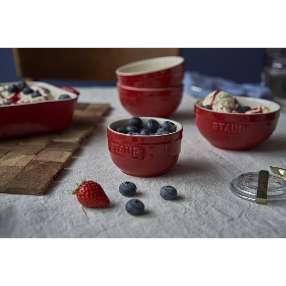 9 cm - Staub Ceramique Ciotola Ramequin In Ceramica - Set 4 Pz