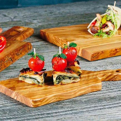 40X15 Cm Paderno Tableware Buffet And Display Vassoio Con Manico In Legno Di Ulivo