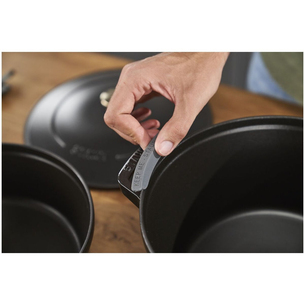 24 cm - Staub Set Pentole Impilabili In Ghisa Smaltata - Set 2 Pz