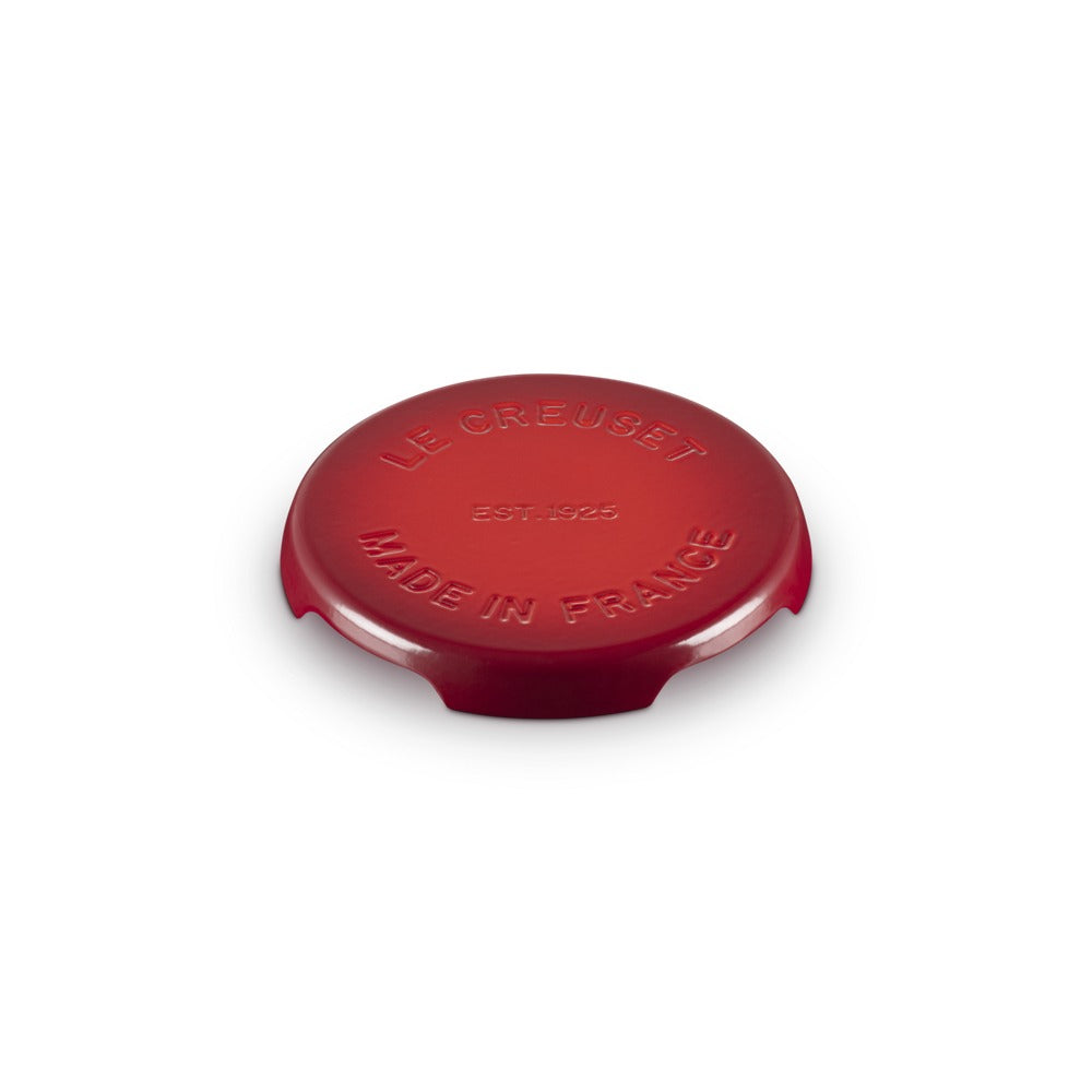 22 cm - BBQ Outdoor Evolution Runder Untersetzer Aus Emailliertem Gusseisen