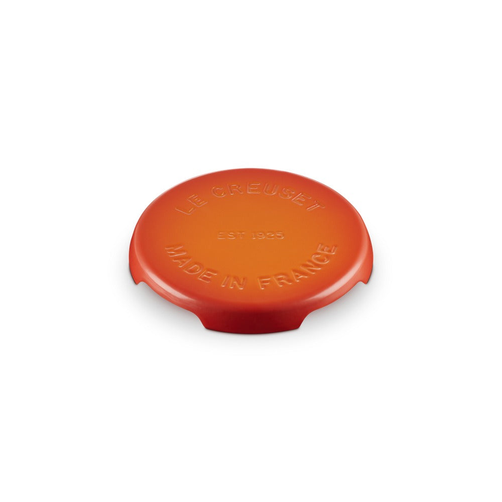 22 cm - BBQ Outdoor Evolution Runder Untersetzer Aus Emailliertem Gusseisen