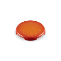 22 cm - BBQ Outdoor Evolution Runder Untersetzer Aus Emailliertem Gusseisen