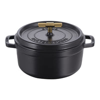24 cm - Staub La Cocotte Buster + Punch Casseruola Cocotte Rotonda In Ghisa