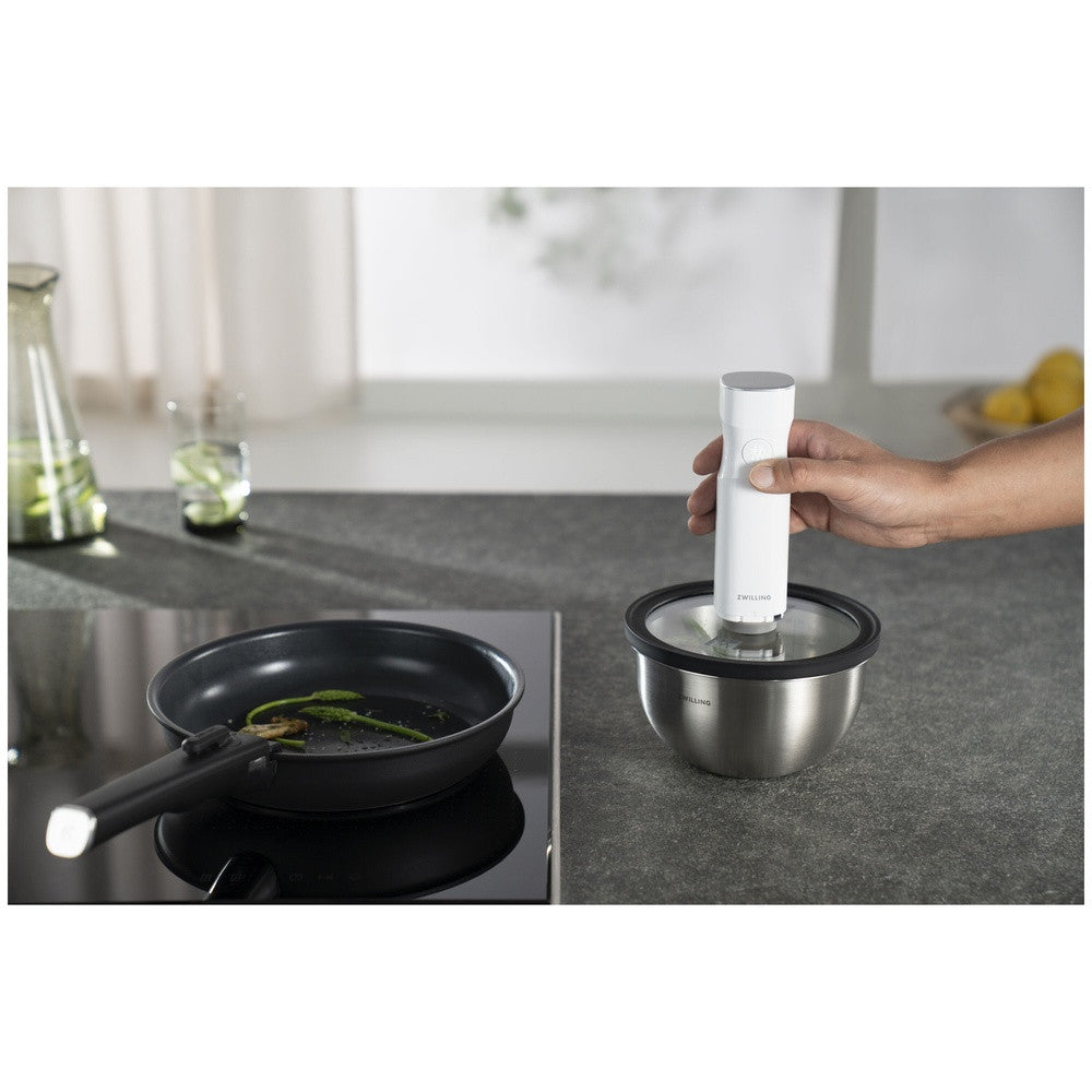 Zwilling Unlock Ceramic Titanium Set Padelle Impilabili Con Manico Rimovibile In Alluminio - Set 4 Pz