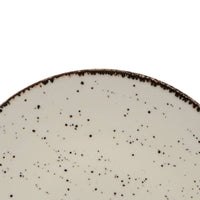 30 Cm Lioness Cromya Cream Piatto Piano In Porcellana