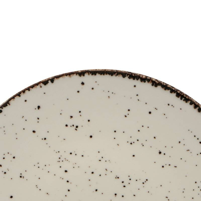20 Cm Lioness Cromya Cream Piatto Fondo In Porcellana