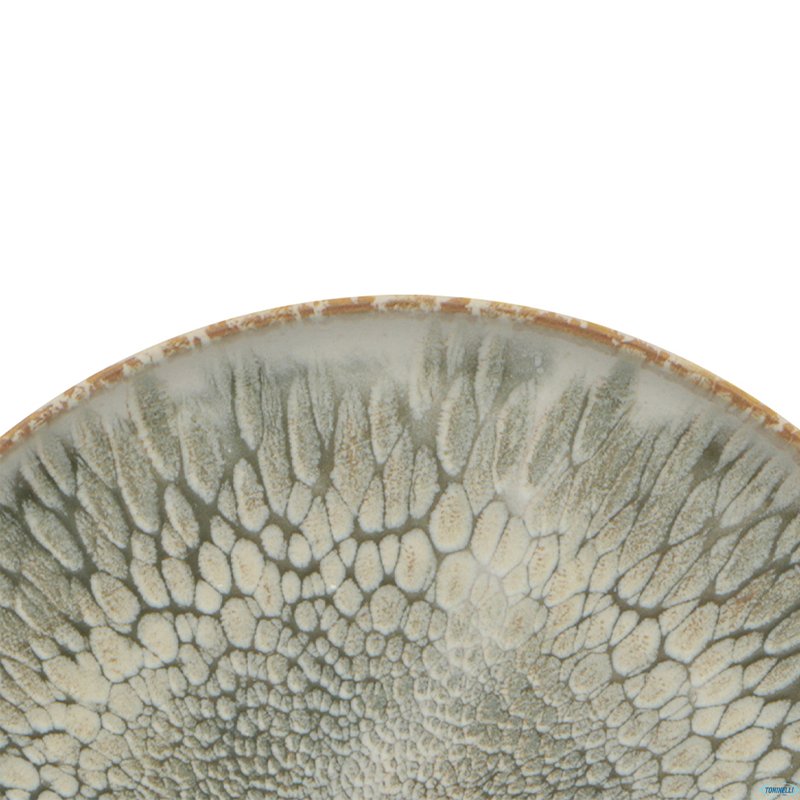 22 Cm Dust Piatto Piano In Stoneware Set 4 Pz