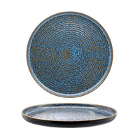 33 Cm Okeanos Piatto Piano In Stoneware Set 4 Pz