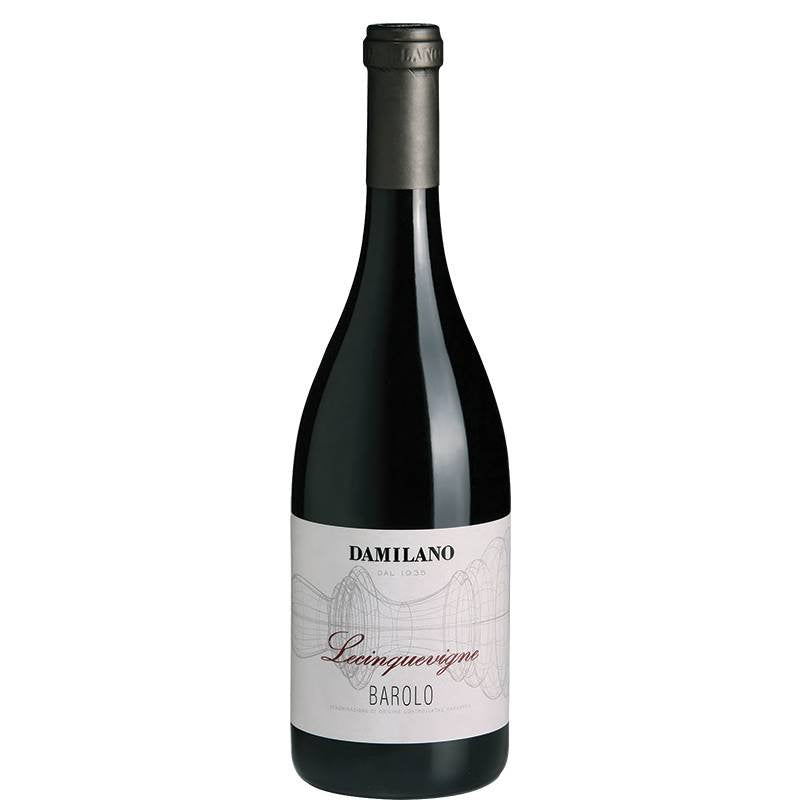 Barolo DOCG 2019 Le Cinquevigne Damilano + 6 Burgundy Supreme Glasses 65 cl