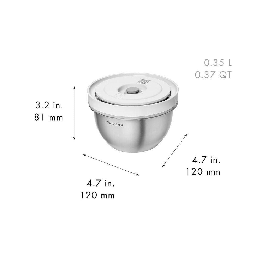 Zwilling Fresh & Save Ciotola Con Coperchio per Sottovuoto In Acciaio Inox