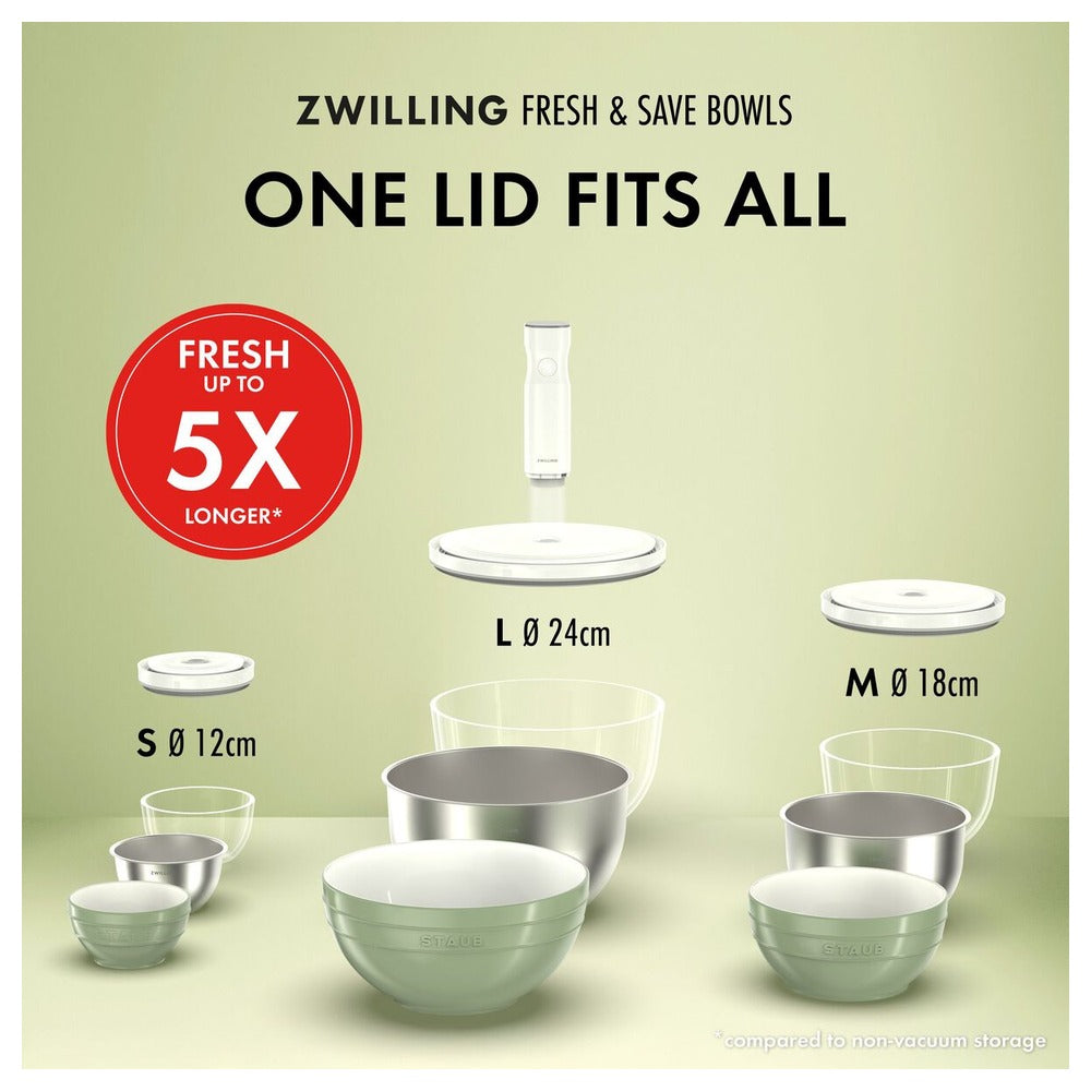 Zwilling Fresh & Save Ciotola Con Coperchio per Sottovuoto In Acciaio Inox