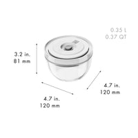 Zwilling Fresh & Save Set Ciotole Con Coperchi per Sottovuoto In Vetro - Set 6 Pz