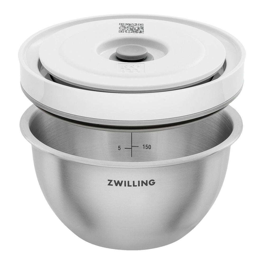 Zwilling Fresh & Save Set Ciotole Con Coperchi per Sottovuoto In Acciaio Inox - Set 6 Pz