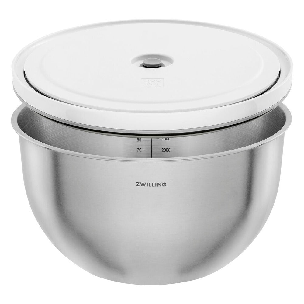 Zwilling Fresh & Save Set Ciotole Con Coperchi per Sottovuoto In Acciaio Inox - Set 6 Pz