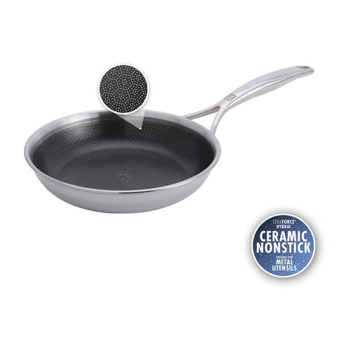 Zwilling Peak Padella Bassa Antiaderente In Acciaio Inox Con Rivestimento Ceraforce Hycoat