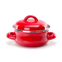 12 Cm Ilsa Mini Casseruola In Ferro Smaltato