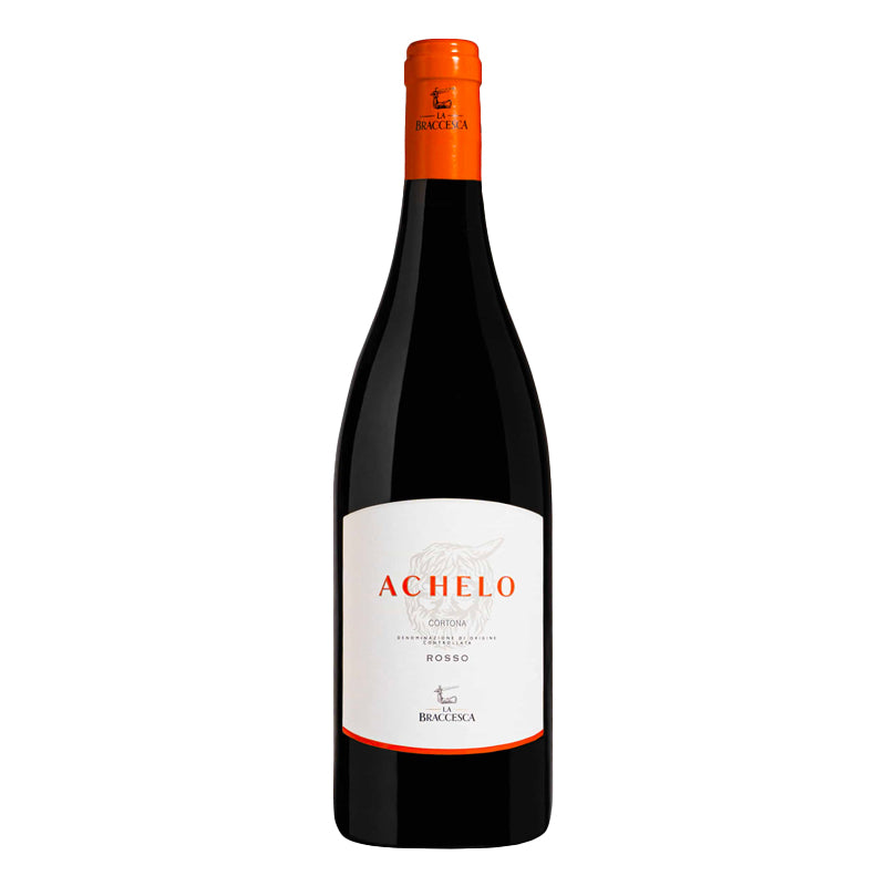 Achelo Cortona DOC 2022 Marchesi Antinori + 6 Calici Vino Rosso Nexo 47,8 cl