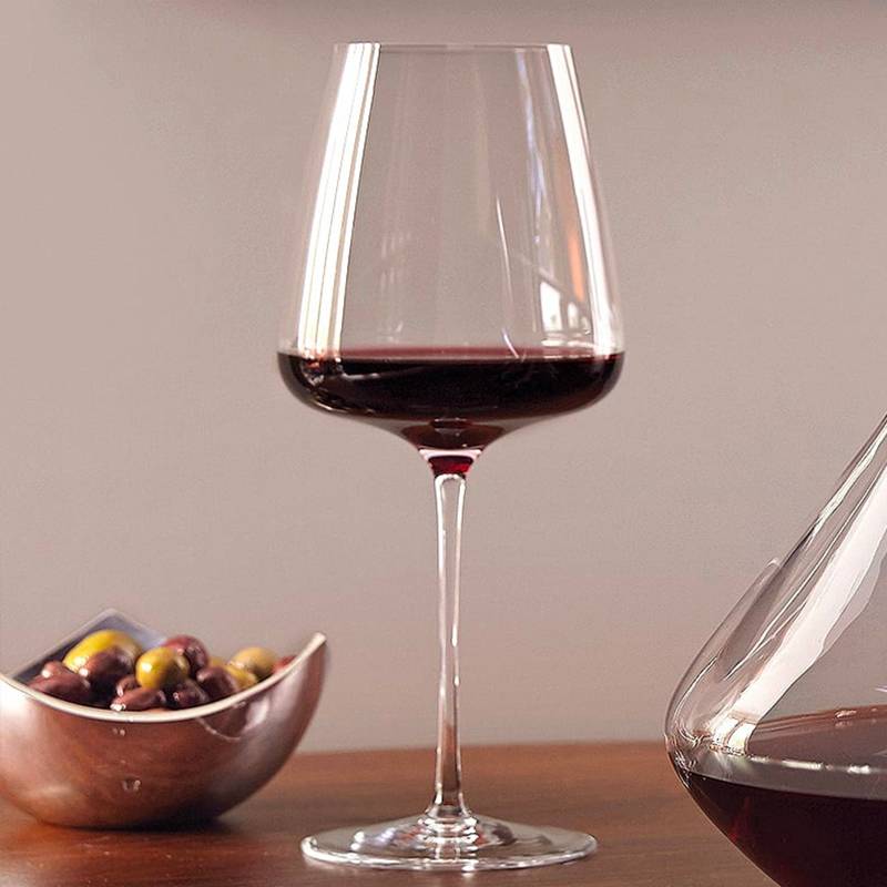 79 Cl Italesse Etoile Noir Xtreme Calice Vino Rosso In Vetro Set 2 Pezzi