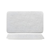 30X20 Cm Erosion Piatto Vassoio Rettangolare In Porcellana Set 3 Pz