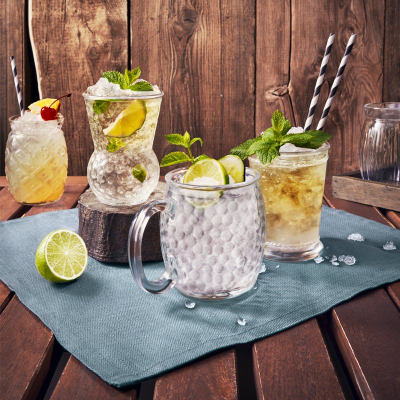 36 5 Cl Bormioli Rocco Bartender Bicchiere Cocktail In Vetro Set 6 Pezzi