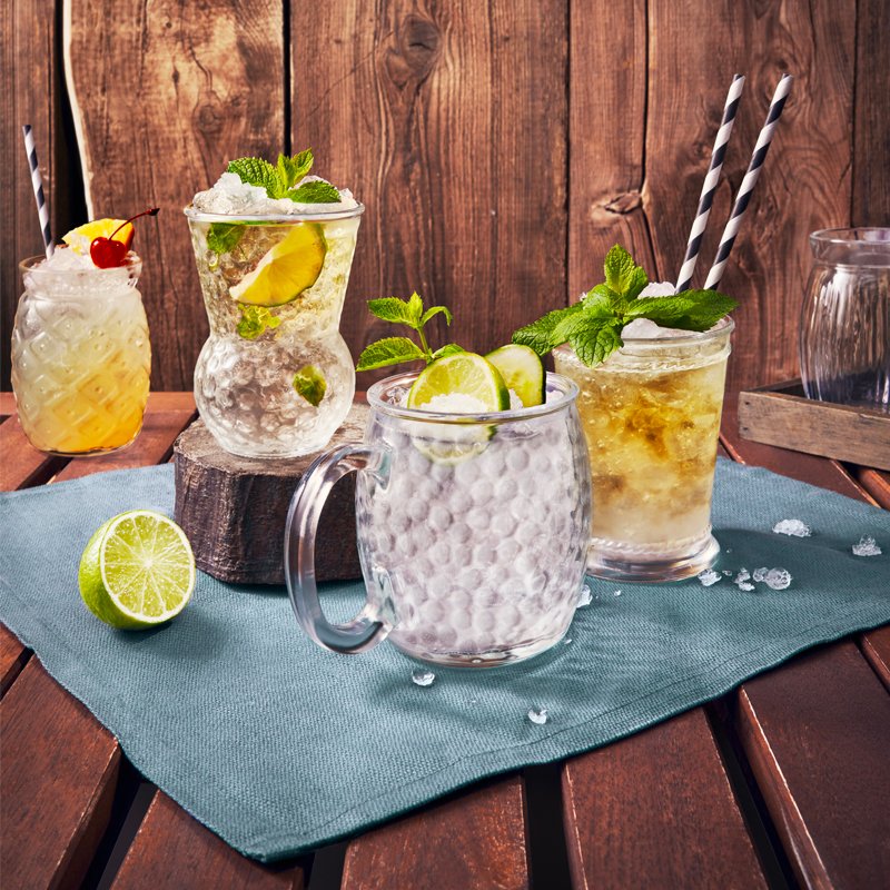 54 5 Cl Bormioli Rocco Bartender Bicchiere Cocktail In Vetro Set 6 Pezzi