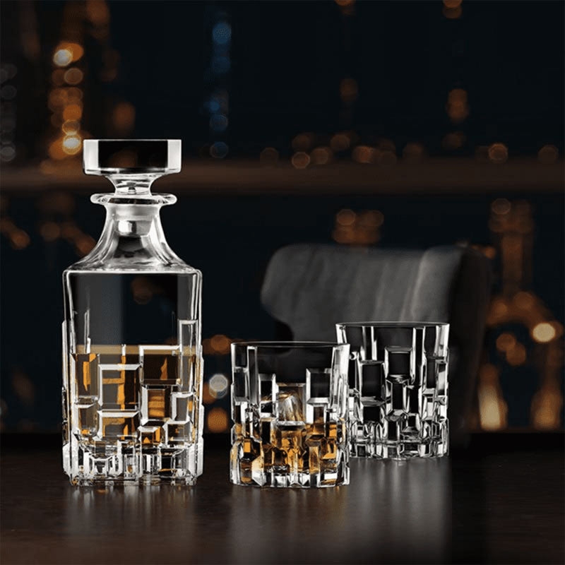 Rcr Etna Set Whisky In Vetro Set 7 Pezzi