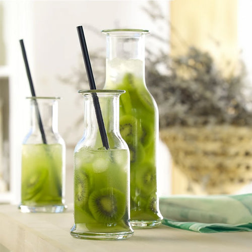 1 Litro Stolzle Lausitz Purity Caraffa In Vetro Set 6 Pezzi