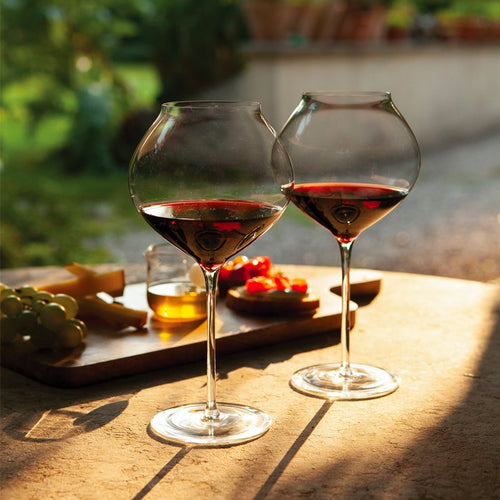 55 Cl Zafferano Ultralight Calice Vino Rosso In Vetro Set 2 Pezzi