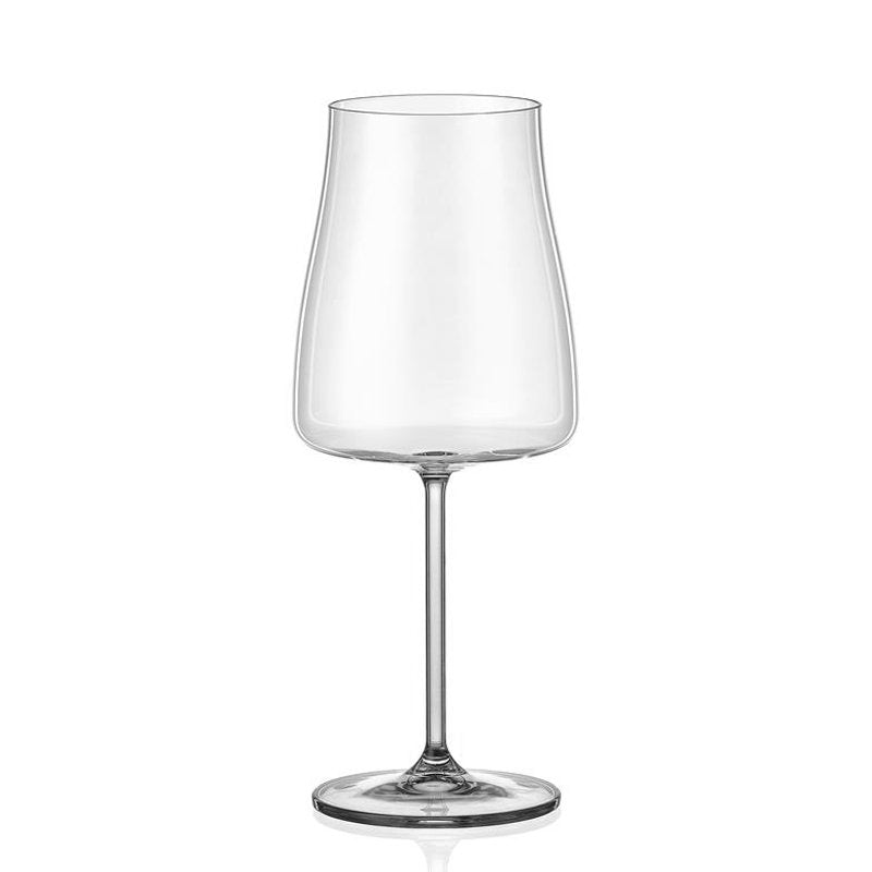 60 Cl Crystalex Bohemia Bohemia Calice Vino Rosso In Vetro Set 6 Pezzi